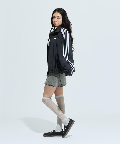 adidas(アディダス)の「スリーストライプス ジップ トラックトップ(ジャージ) / アディダスオリジナルス adidas Originals(ジャージ・レディース・ブルー/ブラック・XX-LARGE/X-SMALL/SMALL/MEDIUM/X-LARGE/LARGE)」の15枚目の写真