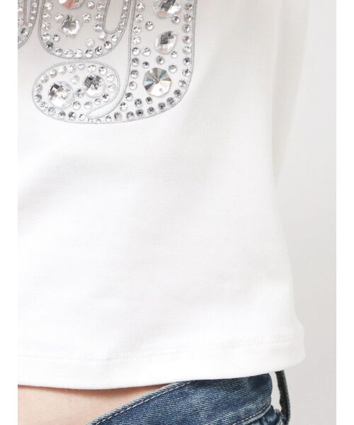 GYDA（ジェイダ）の「gy bijou Tシャツ（Tシャツ/カットソー・レディース・ピンク/パープル/ブラック/オフホワイト・FREE）」の20枚目の写真