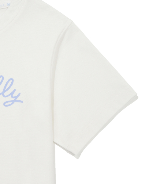 Wacky WiLLy（ワッキーウィリー）の「[26SS] ウィメンズビッグリリーグラフィック半袖Tシャツホワイト（Tシャツ/カットソー・レディース・その他・MEDIUM/LARGE/SMALL）」の3枚目の写真