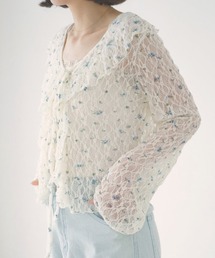 flower | ブルームフリルカーディガン(カーディガン/ボレロ)