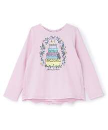 ANNA SUI mini | 【人気商品再入荷】【直営店で取り扱い無し】ドリーミーケーキプリント長袖Tシャツ(Tシャツ/カットソー)