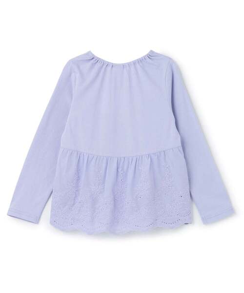 ANNA SUI mini（アナスイ・ミニ）の「【人気商品再入荷】【直営店で取り扱い無し】ドリーミーケーキプリント長袖Tシャツ（Tシャツ/カットソー・キッズ・ラベンダー/ライトピンク・120cm/130cm/140cm/85-95cm/105-115cm）」の3枚目の写真