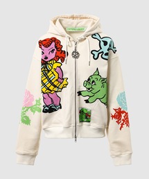 Chopova Lowena（チョポヴァ ロウェナ）の「Screen Print Zip Up Hoodie（パーカー）」