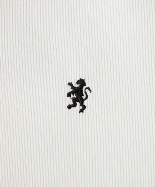 GYMPHLEX（ジムフレックス）の「[GYMPHLEX/ジムフレックス] ワンポイントロゴ刺繍 リンガーリブTシャツ（Tシャツ/カットソー・レディース・ホワイト/キナリ・14）」の7枚目の写真