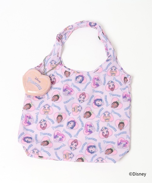 GLOBAL WORK(グローバルワーク)の「Disneyポーチ付きBAG/666381(エコバッグ/サブバッグ・キッズ・ダークグレー/ピンク・FREE)」の10枚目の写真