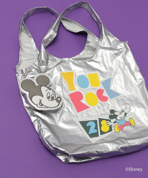 GLOBAL WORK(グローバルワーク)の「Disneyポーチ付きBAG/666381(エコバッグ/サブバッグ・キッズ・ダークグレー/ピンク・FREE)」の19枚目の写真