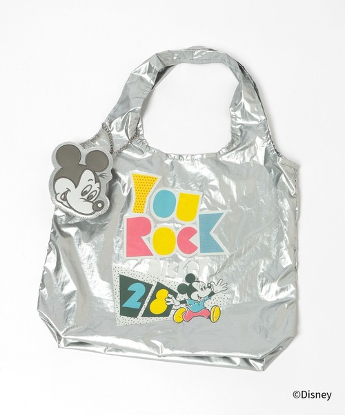 GLOBAL WORK(グローバルワーク)の「Disneyポーチ付きBAG/666381(エコバッグ/サブバッグ・キッズ・ダークグレー/ピンク・FREE)」の9枚目の写真