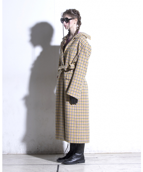 GREEDILOUS(グリディアス)の「マルチチェックコート(ダッフルコート・レディース・その他・S/M/L/XS)」の5枚目の写真