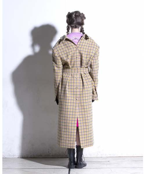 GREEDILOUS(グリディアス)の「マルチチェックコート(ダッフルコート・レディース・その他・S/M/L/XS)」の6枚目の写真