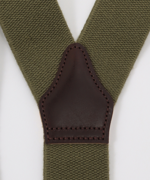 FRAMeWORK(フレームワーク)の「ALBERT THURSTON/アルバートサーストン TWO IN ONE35MM ELASTIC(サスペンダー・レディース・グリーン/ベージュ/カーキ・FREE)」の11枚目の写真