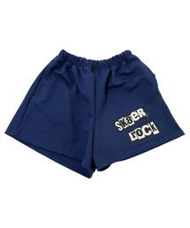 Sk8er rock Wide Sweat Shorts ((navy))