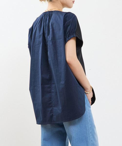 SOFFITTO(ソフィット)の「タイプライタードッキングTシャツ(Tシャツ/カットソー・レディース・ホワイト/ブラック・FREE)」の15枚目の写真