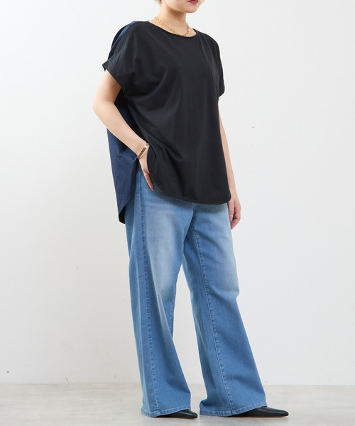 SOFFITTO(ソフィット)の「タイプライタードッキングTシャツ(Tシャツ/カットソー・レディース・ホワイト/ブラック・FREE)」の14枚目の写真