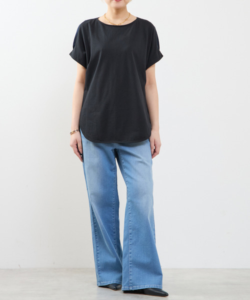 SOFFITTO(ソフィット)の「タイプライタードッキングTシャツ(Tシャツ/カットソー・レディース・ホワイト/ブラック・FREE)」の12枚目の写真