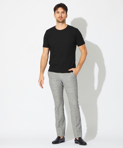 EPOCA UOMO（エポカウォモ）の「デジタルピクセルカットソー（Tシャツ/カットソー・メンズ・ホワイト/ブラック/パープル系その他4/ライトグレー・46/48）」の12枚目の写真