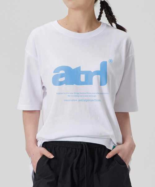 ASTRAL PROJECTION（アストラルプロジェクション）の「[ATRL] コットンルーズフィット半袖Tシャツ_ホワイト2（Tシャツ/カットソー・メンズ・その他・XXL/XL/L/M）」の3枚目の写真