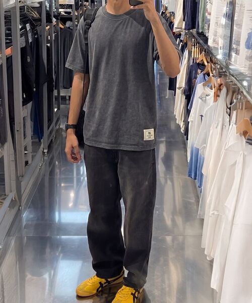 GEECOON（ジークーン）の「ソフトミュートパッチピグメント半袖Tシャツ GEE265-102 ベージュ（Tシャツ/カットソー・メンズ・ベージュ・LARGE/X-LARGE）」の13枚目の写真