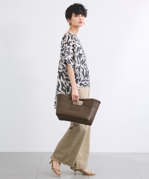 BARNYARDSTORM　パイソン柄シャツ　新品 BARNYARDSTORM / ゼブラプリントチュニック / ハンドウォッシャブル