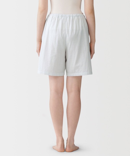 無印良品(ムジルシリョウヒン)の「婦人 薄手ガーゼ ハーフパンツ(ルームウェア/パジャマ・レディース・イエロー系/ピンク系/ホワイト系・XL/L/M/S)」の6枚目の写真
