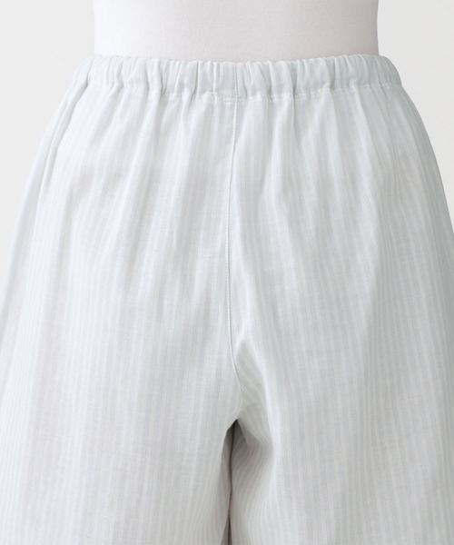 無印良品(ムジルシリョウヒン)の「婦人 薄手ガーゼ ハーフパンツ(ルームウェア/パジャマ・レディース・イエロー系/ピンク系/ホワイト系・XL/L/M/S)」の8枚目の写真