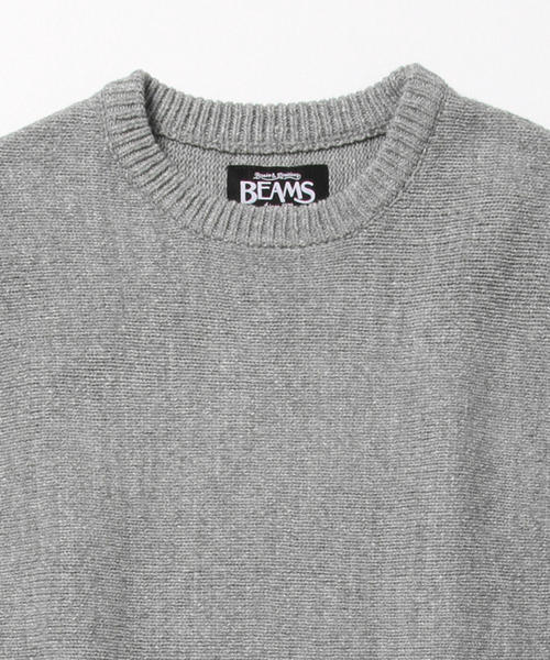 BEAMS（ビームス）の「BEAMS / クルーネック ニット（ニット/セーター・メンズ・ホワイト系その他/グレー/ブラック/ネイビー・MEDIUM/SMALL/LARGE）」の21枚目の写真