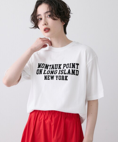 Dessin(デッサン)の「【ユニセックス/洗える】オーガニックロゴTシャツ(Tシャツ/カットソー・レディース・ブラウン系その他/グレー/ホワイト系6/ホワイト・04/03/02/01)」の21枚目の写真