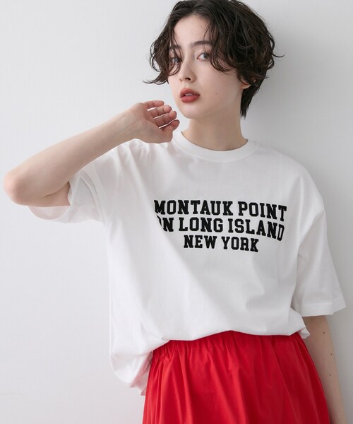 Dessin(デッサン)の「【ユニセックス/洗える】オーガニックロゴTシャツ(Tシャツ/カットソー・レディース・ブラウン系その他/グレー/ホワイト系6/ホワイト・04/03/02/01)」の22枚目の写真