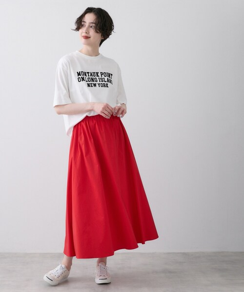 Dessin（デッサン）の「【ユニセックス/洗える】オーガニックロゴTシャツ（Tシャツ/カットソー・レディース・ブラウン系その他/グレー/ホワイト系6/ホワイト・04/03/02/01）」の10枚目の写真