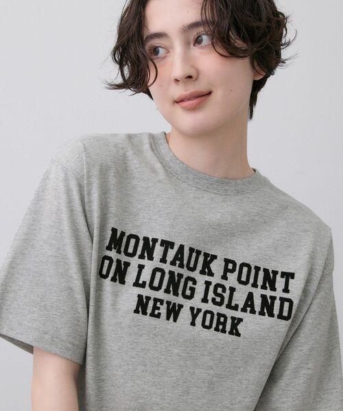 Dessin（デッサン）の「【ユニセックス/洗える】オーガニックロゴTシャツ（Tシャツ/カットソー・レディース・ブラウン系その他/グレー/ホワイト系6/ホワイト・04/03/02/01）」の20枚目の写真