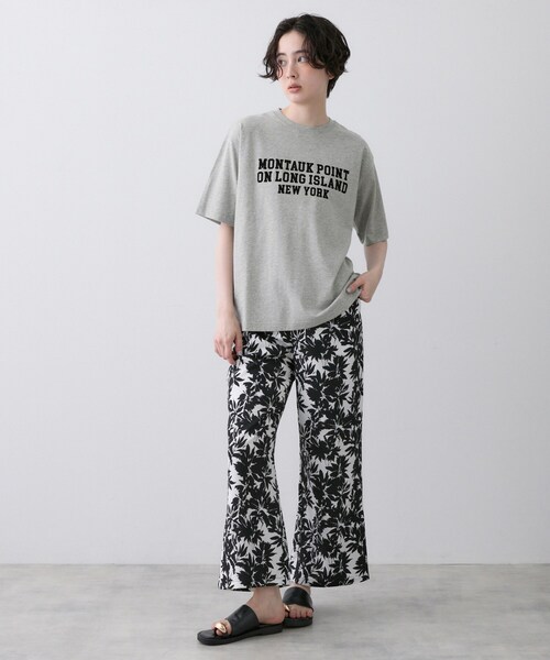 Dessin(デッサン)の「【ユニセックス/洗える】オーガニックロゴTシャツ(Tシャツ/カットソー・レディース・ブラウン系その他/グレー/ホワイト系6/ホワイト・04/03/02/01)」の5枚目の写真