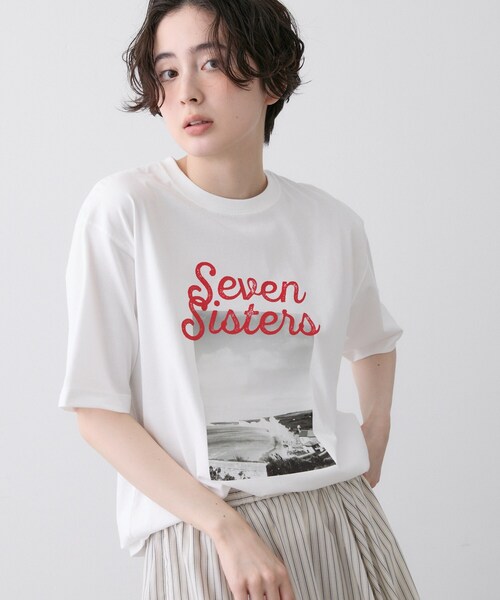 Dessin(デッサン)の「【ユニセックス/洗える】オーガニックロゴTシャツ(Tシャツ/カットソー・レディース・ブラウン系その他/グレー/ホワイト系6/ホワイト・04/03/02/01)」の12枚目の写真