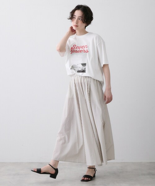 Dessin(デッサン)の「【ユニセックス/洗える】オーガニックロゴTシャツ(Tシャツ/カットソー・レディース・ブラウン系その他/グレー/ホワイト系6/ホワイト・04/03/02/01)」の13枚目の写真