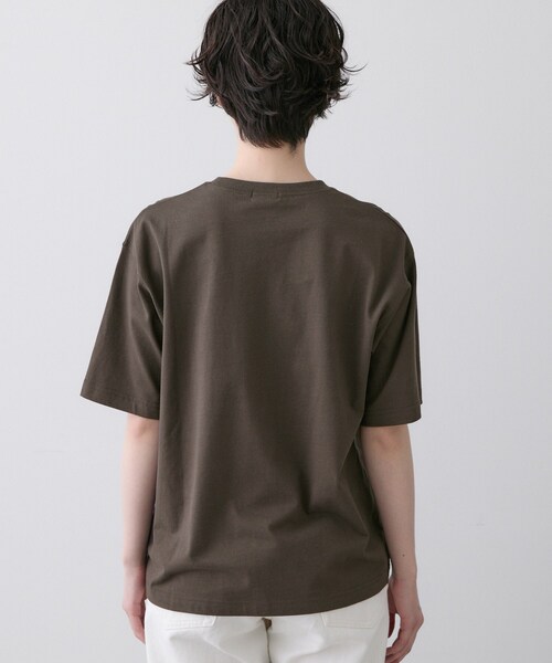 Dessin(デッサン)の「【ユニセックス/洗える】オーガニックロゴTシャツ(Tシャツ/カットソー・レディース・ブラウン系その他/グレー/ホワイト系6/ホワイト・04/03/02/01)」の17枚目の写真