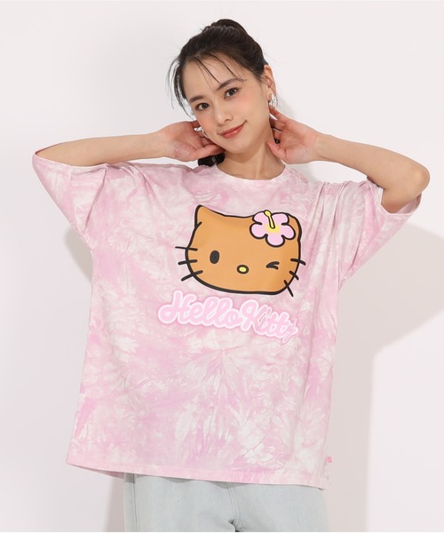 sanrio(サンリオ)の「親子お揃い サンリオ タイダイBIGTシャツ 1661A(Tシャツ/カットソー・レディース・バイオレット/その他24・ユニセックスS/ユニセックスM/ユニセックスL)」の7枚目の写真