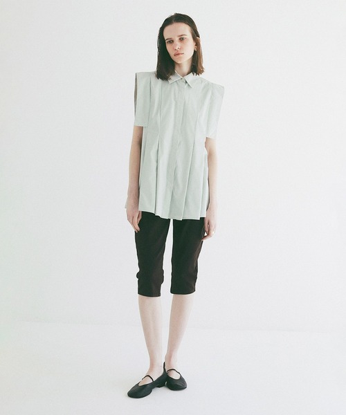 CLANE（クラネ）の「DENIM CAPRI PANTS（デニムパンツ・レディース・ブラウン/ブラック・0/1）」の11枚目の写真