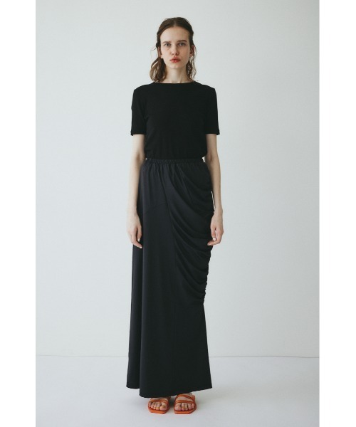 HeRIN.CYE(ヘリンドットサイ)の「Asymmetry cut skirt / アシンメトリーカットスカート(スカート・レディース・ブラック/ブラウン・36/38)」の3枚目の写真