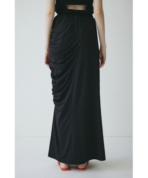 HeRIN.CYE(ヘリンドットサイ)の「Asymmetry cut skirt / アシンメトリーカットスカート(スカート・レディース・ブラック/ブラウン・36/38)」の8枚目の写真
