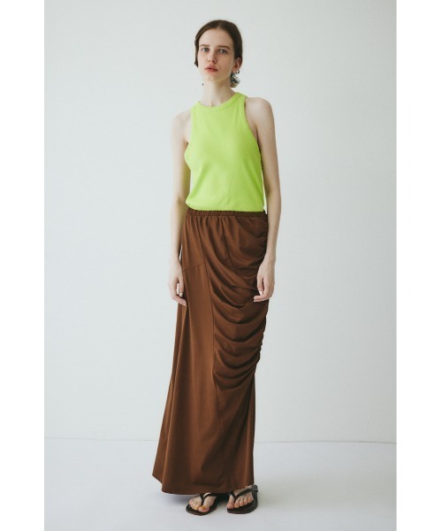 HeRIN.CYE(ヘリンドットサイ)の「Asymmetry cut skirt / アシンメトリーカットスカート(スカート・レディース・ブラック/ブラウン・36/38)」の9枚目の写真