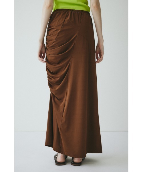 HeRIN.CYE(ヘリンドットサイ)の「Asymmetry cut skirt / アシンメトリーカットスカート(スカート・レディース・ブラック/ブラウン・36/38)」の11枚目の写真