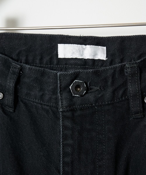 ROTOL(ロトル)の「【ROTOL/ロトル】Triple Seams 6P Denim Wide Damage(デニムパンツ・メンズ・ブラック・2/1)」の5枚目の写真