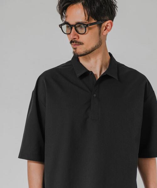 URBAN RESEARCH(アーバンリサーチ)の「COOL DOTS ポロシャツ(ポロシャツ・メンズ・チャコールグレー/ブラック/ネイビー・MEDIUM/LARGE)」の4枚目の写真