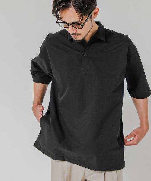 Pedestal ポロシャツ M 黒 N POLO」 AERO FREEZE 鹿の子ポロシャツ