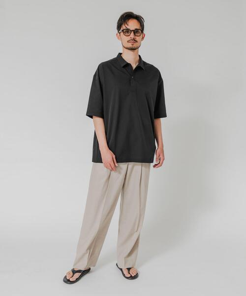 URBAN RESEARCH(アーバンリサーチ)の「COOL DOTS ポロシャツ(ポロシャツ・メンズ・チャコールグレー/ブラック/ネイビー・MEDIUM/LARGE)」の8枚目の写真