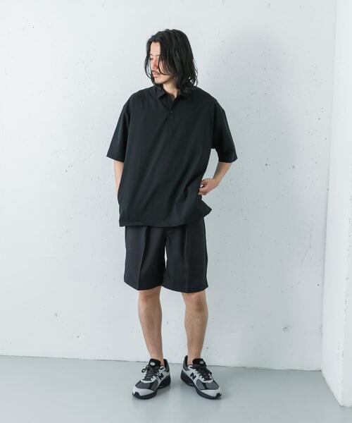 URBAN RESEARCH(アーバンリサーチ)の「COOL DOTS ポロシャツ(ポロシャツ・メンズ・チャコールグレー/ブラック/ネイビー・MEDIUM/LARGE)」の12枚目の写真
