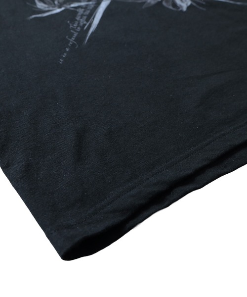 Ruze(ルゼ)の「"Bard of paradise" print T-shirt/バードオブパラダイス プリントTシャツ(Tシャツ/カットソー・メンズ・ブラック・FREE)」の5枚目の写真