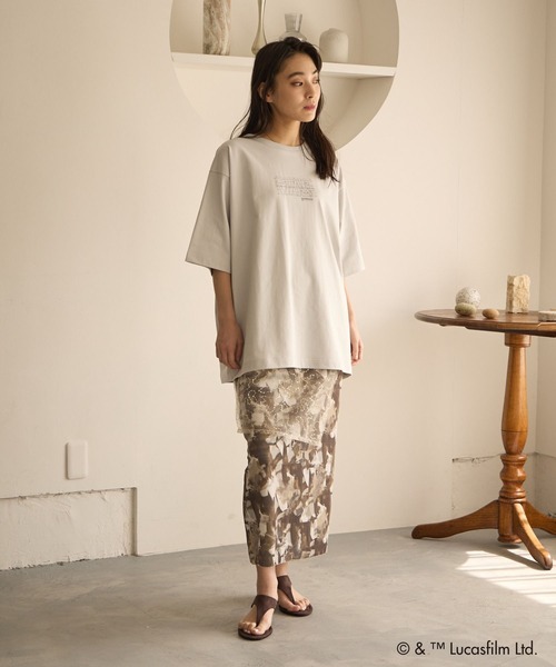 GLOBAL WORK（グローバルワーク）の「【STAR WARS(スター・ウォーズ)】ヘビロッTEE半袖/666031（Tシャツ/カットソー・メンズ・ホワイト系その他2/ブラック/ホワイト/ライトグレー・LARGE/MEDIUM）」の5枚目の写真
