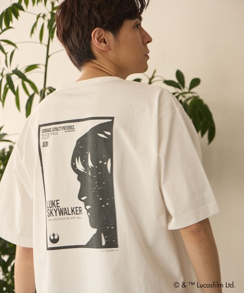 GLOBAL WORK（グローバルワーク）の「【STAR WARS(スター・ウォーズ)】ヘビロッTEE半袖/666031（Tシャツ/カットソー・メンズ・ホワイト系その他2/ブラック/ホワイト/ライトグレー・LARGE/MEDIUM）」の9枚目の写真