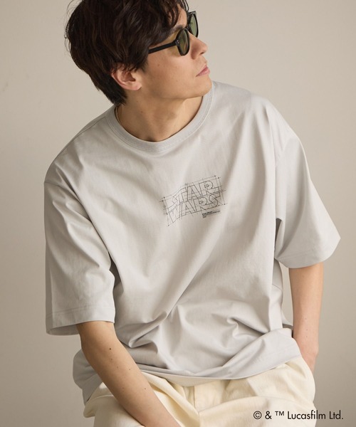 GLOBAL WORK（グローバルワーク）の「【STAR WARS(スター・ウォーズ)】ヘビロッTEE半袖/666031（Tシャツ/カットソー・メンズ・ホワイト系その他2/ブラック/ホワイト/ライトグレー・LARGE/MEDIUM）」の11枚目の写真