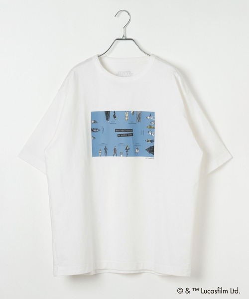 GLOBAL WORK（グローバルワーク）の「【STAR WARS(スター・ウォーズ)】ヘビロッTEE半袖/666031（Tシャツ/カットソー・メンズ・ホワイト系その他2/ブラック/ホワイト/ライトグレー・LARGE/MEDIUM）」の13枚目の写真