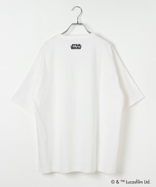 GLOBAL WORK（グローバルワーク）の「【STAR WARS(スター・ウォーズ)】ヘビロッTEE半袖/666031（Tシャツ/カットソー・メンズ・ホワイト系その他2/ブラック/ホワイト/ライトグレー・LARGE/MEDIUM）」の14枚目の写真